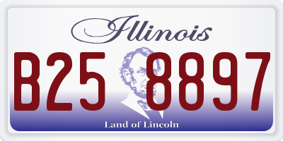 IL license plate B258897
