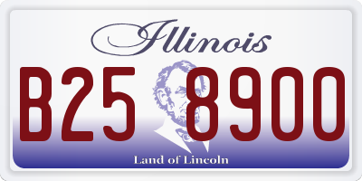 IL license plate B258900