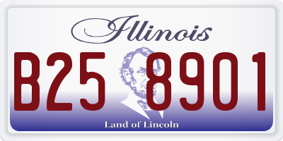 IL license plate B258901