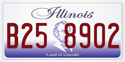 IL license plate B258902
