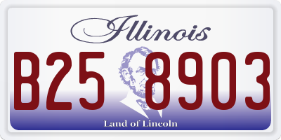 IL license plate B258903