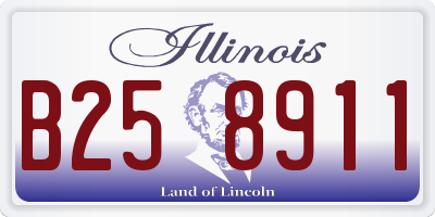 IL license plate B258911