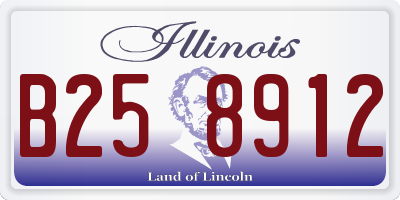 IL license plate B258912