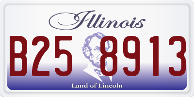 IL license plate B258913