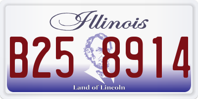 IL license plate B258914