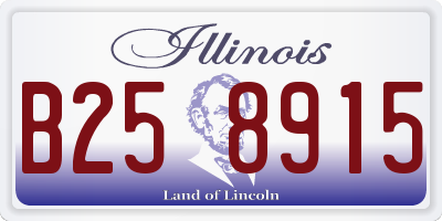 IL license plate B258915