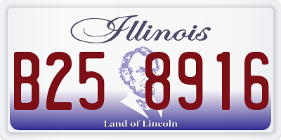 IL license plate B258916