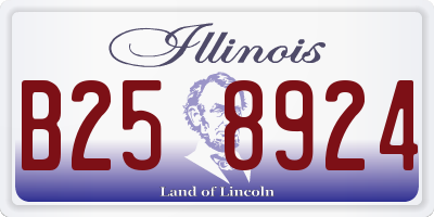 IL license plate B258924