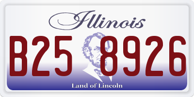 IL license plate B258926