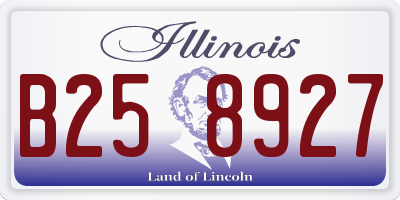 IL license plate B258927