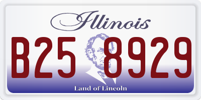 IL license plate B258929
