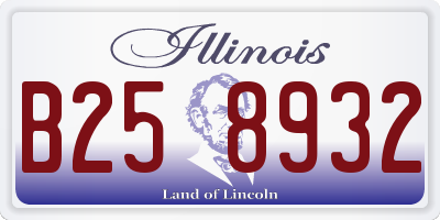 IL license plate B258932