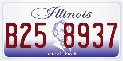 IL license plate B258937