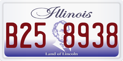 IL license plate B258938