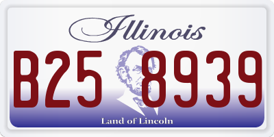IL license plate B258939