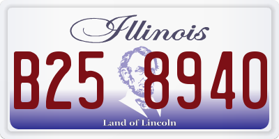 IL license plate B258940
