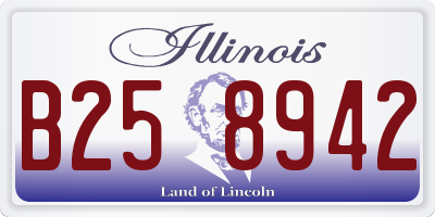 IL license plate B258942
