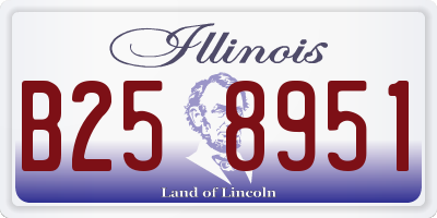 IL license plate B258951