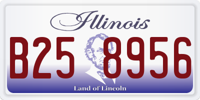 IL license plate B258956