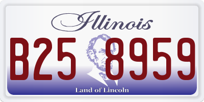 IL license plate B258959
