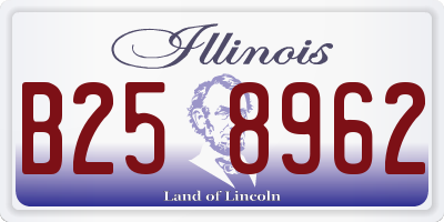 IL license plate B258962