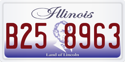IL license plate B258963