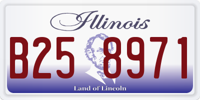 IL license plate B258971
