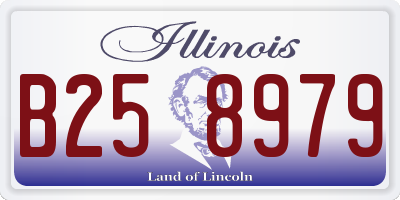 IL license plate B258979