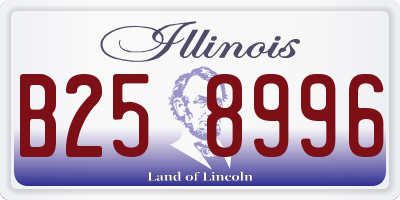 IL license plate B258996