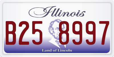 IL license plate B258997