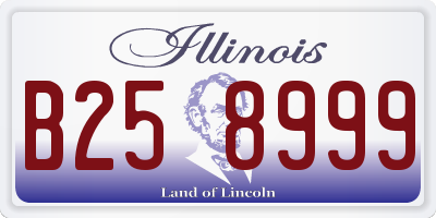 IL license plate B258999