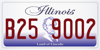 IL license plate B259002