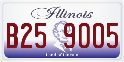 IL license plate B259005