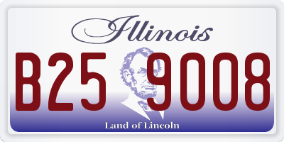 IL license plate B259008