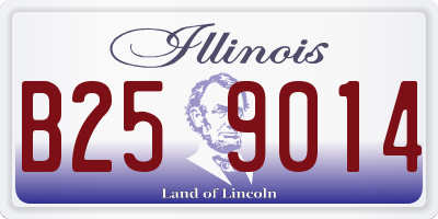 IL license plate B259014