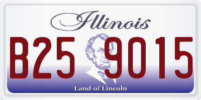 IL license plate B259015
