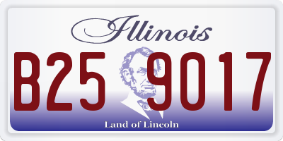 IL license plate B259017