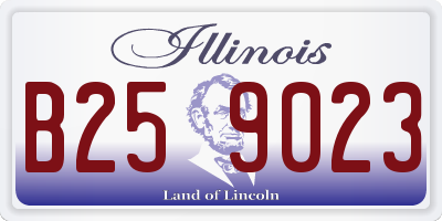 IL license plate B259023