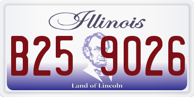 IL license plate B259026