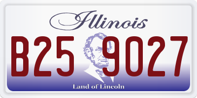 IL license plate B259027