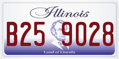 IL license plate B259028
