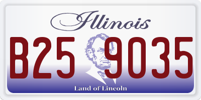 IL license plate B259035
