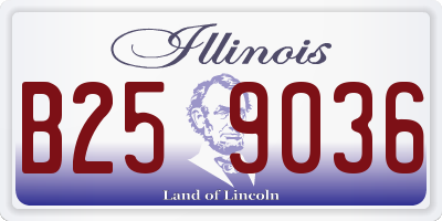 IL license plate B259036