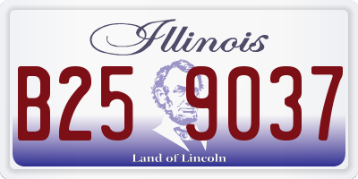 IL license plate B259037