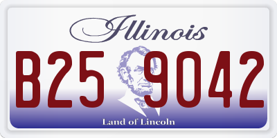 IL license plate B259042