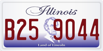 IL license plate B259044