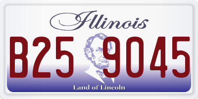 IL license plate B259045