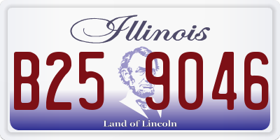 IL license plate B259046