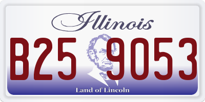 IL license plate B259053