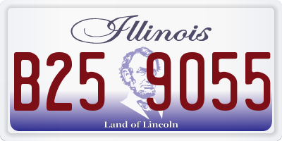 IL license plate B259055
